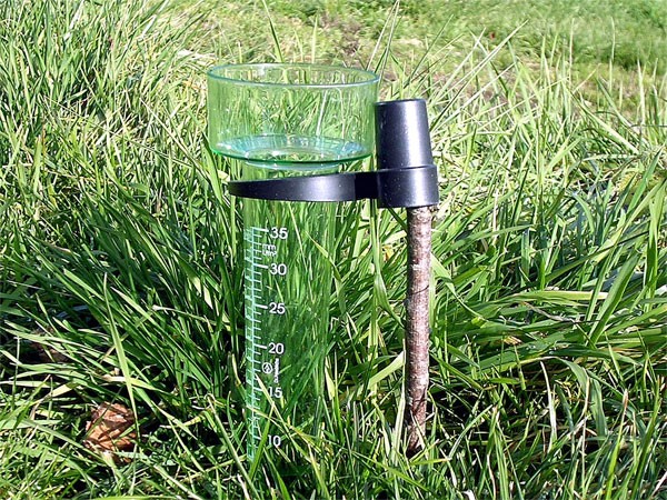 Outils de mesure précis de pluviomètre de jardin pour la pelouse
